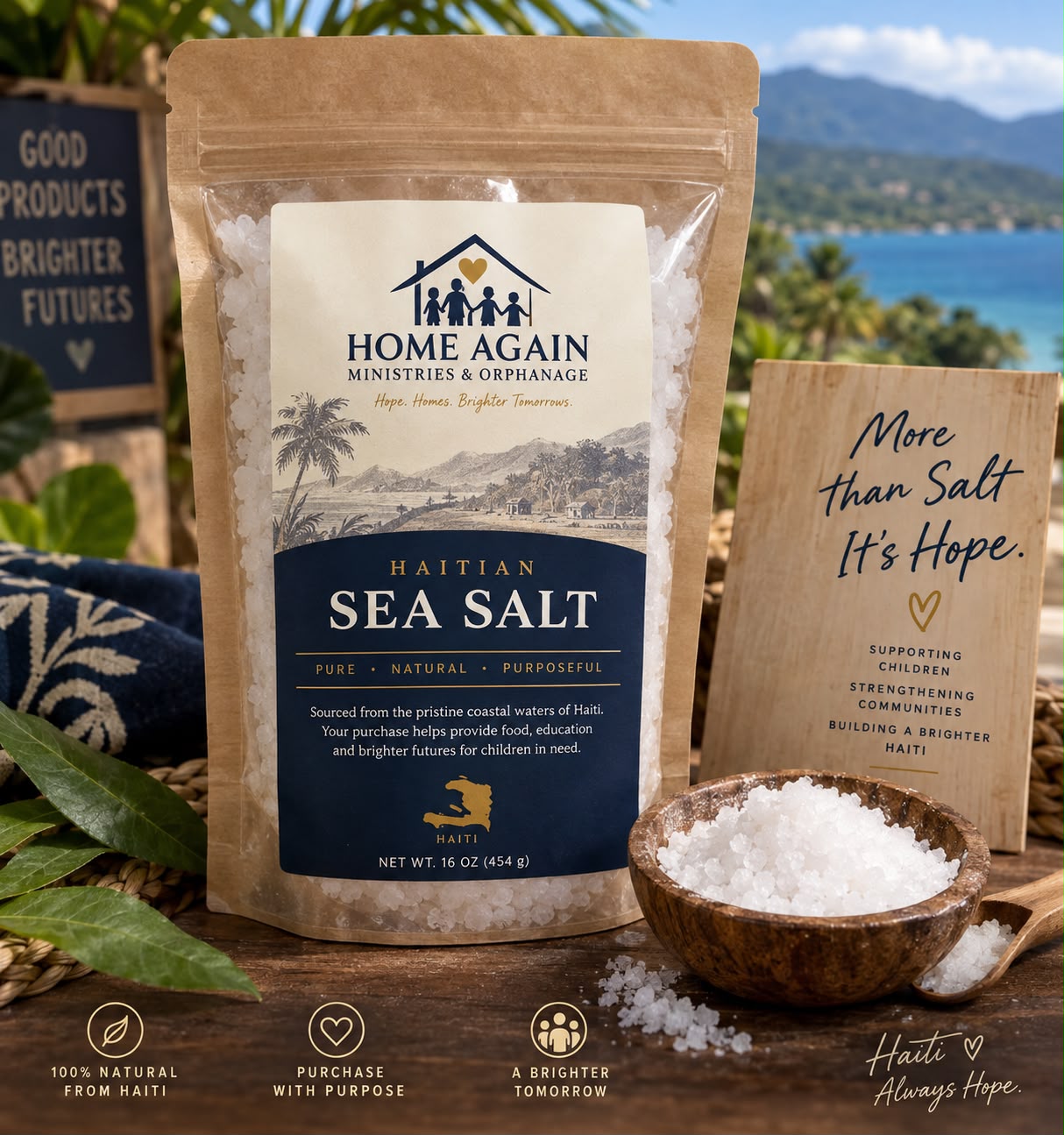 Haitian Sea Salt (16 oz)