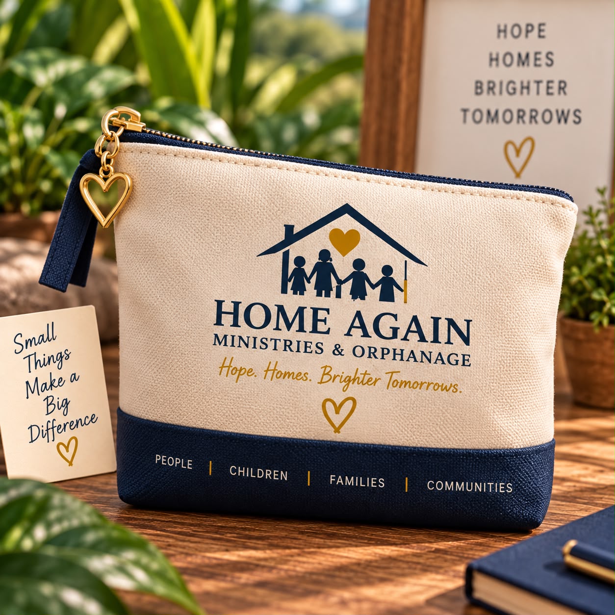 Canvas Zip Pouch